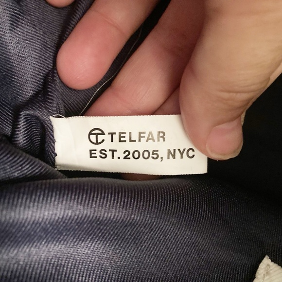 TELFAR MEDIUM Shopping Bag - NAVY 15” x 19” Shopper Tote - Picture 14 of 15